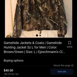 Gamehide jacket